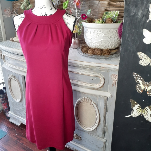 Fuchsia Ann Taylor Dress - Picture 1 of 4